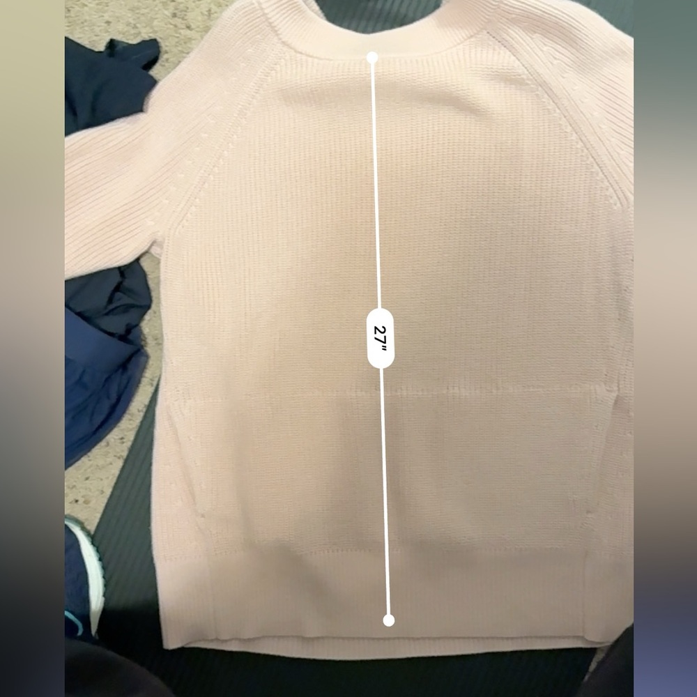 Lululemon Oversized Light Pink Tunic Sweater - Picture 6 of 7
